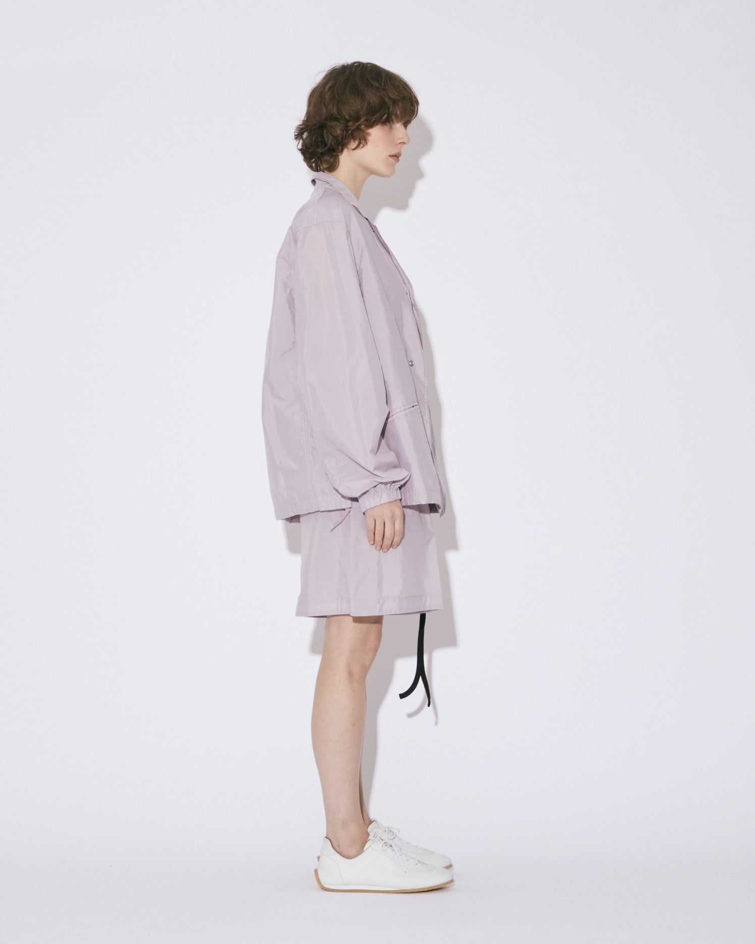 cotton nylon taffeta coach tailoredjacket