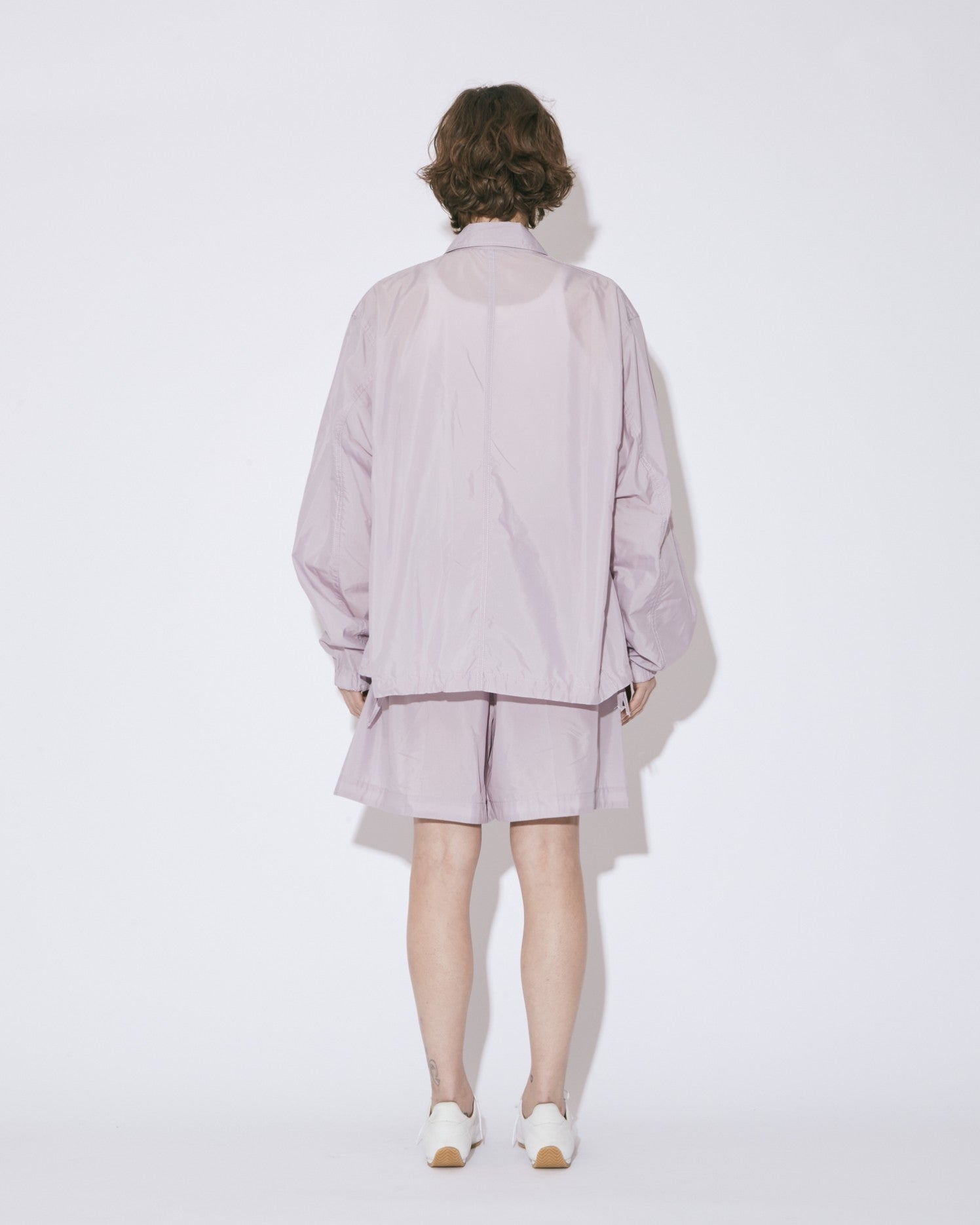 cotton nylon taffeta coach tailoredjacket