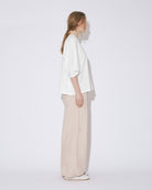 cotton nylon taffeta  wide pants