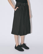 coating linen sarouel short pants