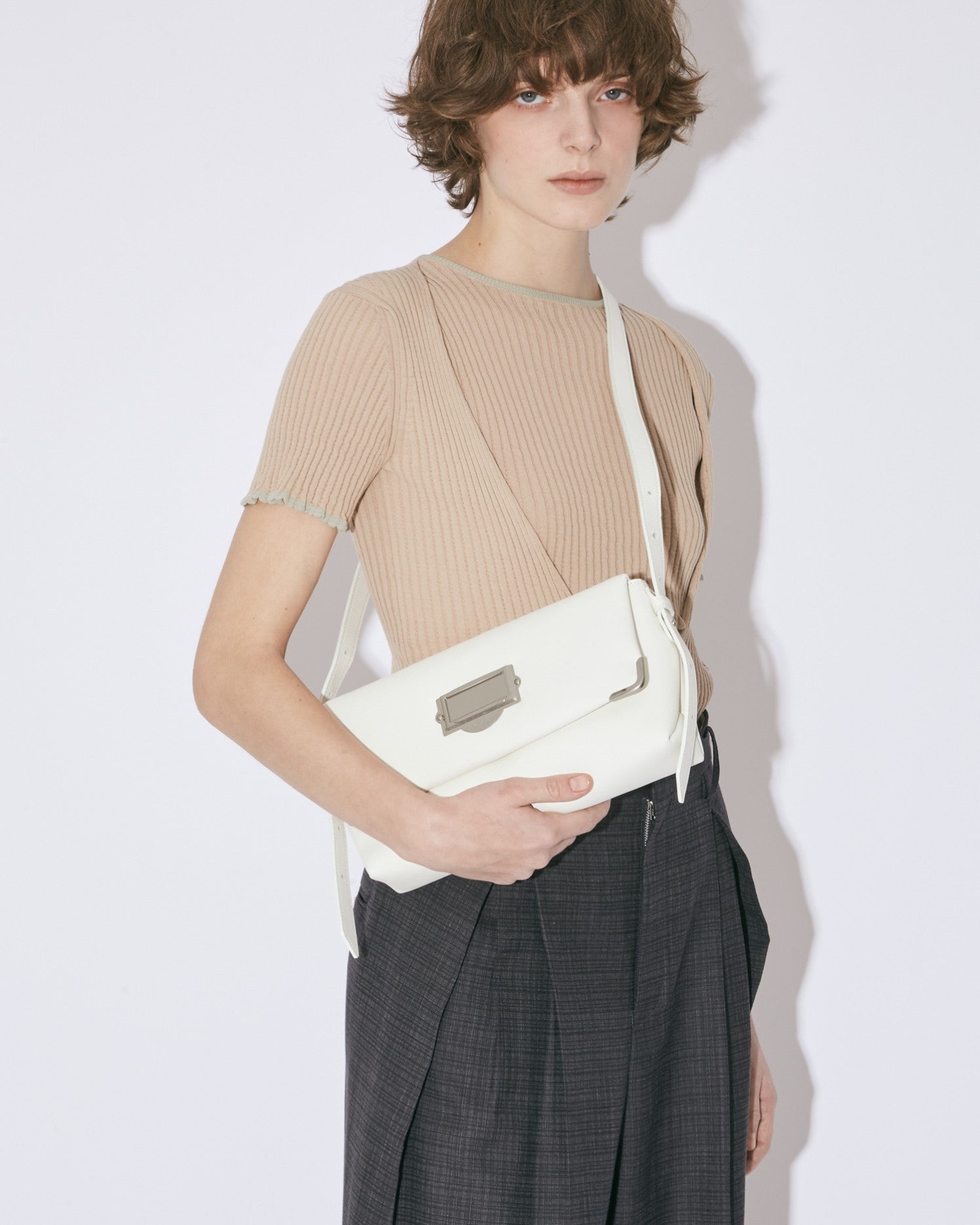cabinet flap shoulder bag