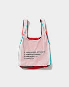 alphabet embroidely marche flip bag