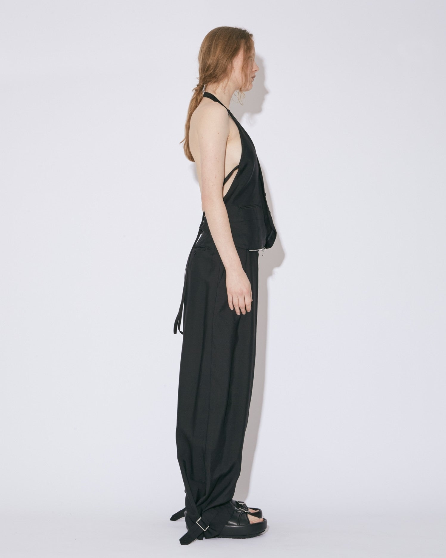 double-end rayon doeskin cummervest