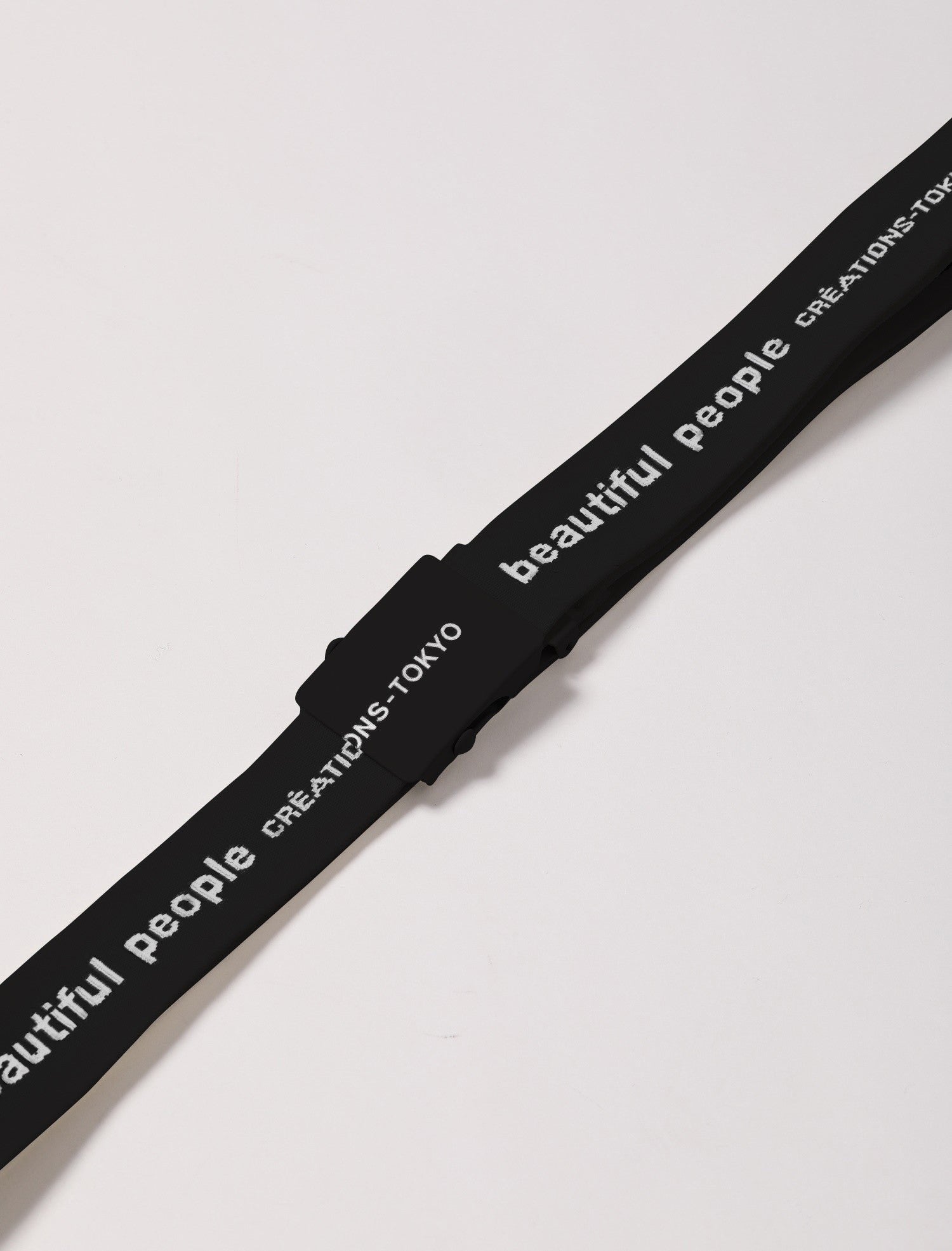logo jacquard buckle belt – beautiful people online store