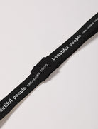 logo jacquard buckle belt