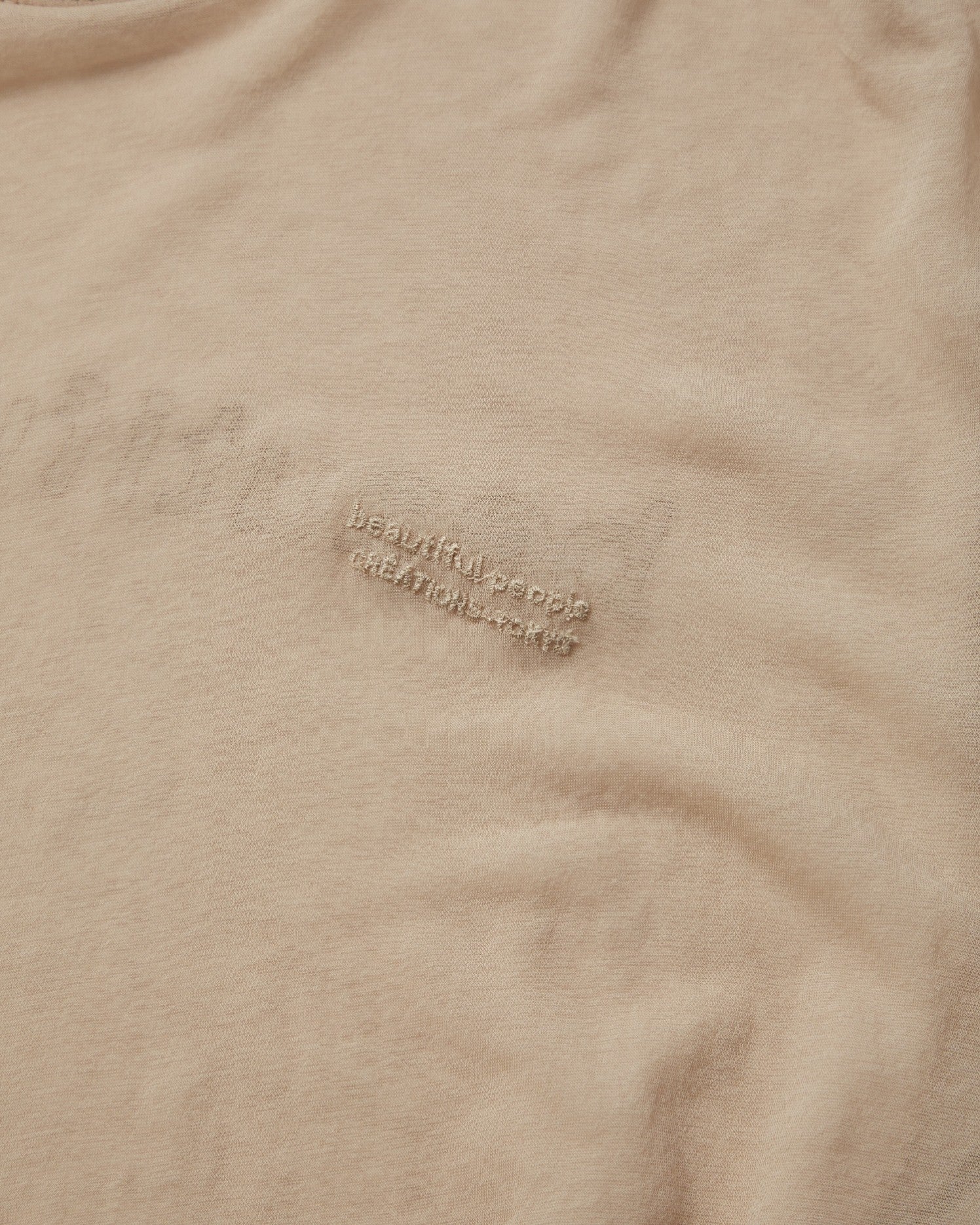 トップス beautiful people outline logo T beautiful people｜60/3 jersey outline logo T | Rakuten