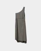 wool linen tweed butchers apron dress