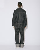 【renew】 selvedge denim big blouson