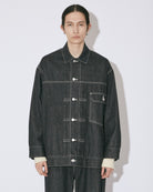 【renew】 selvedge denim big blouson