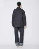 【renew】 selvedge denim big blouson