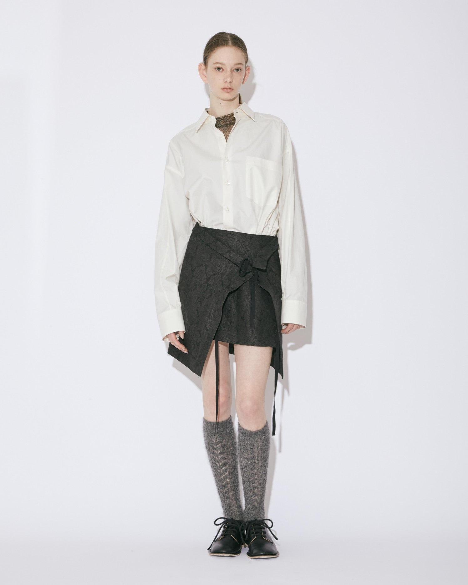 bittermelon jacquard  pillow case skirt