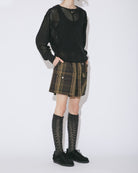 silky labor check flight short pants