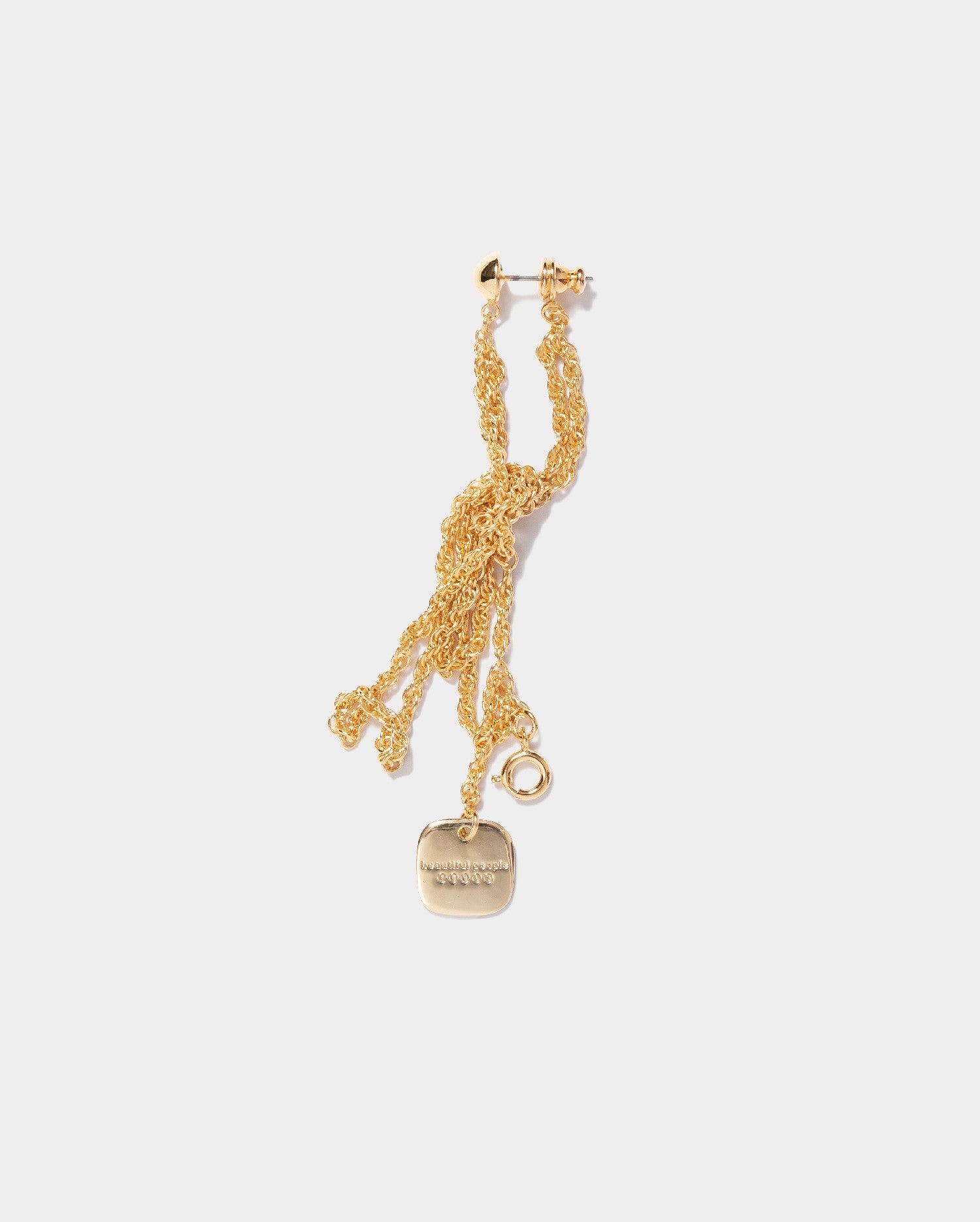 Messy tangled earrings/絡まりっぱなしピアス