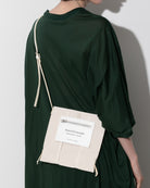 lining logo pocket mini shoulder bag