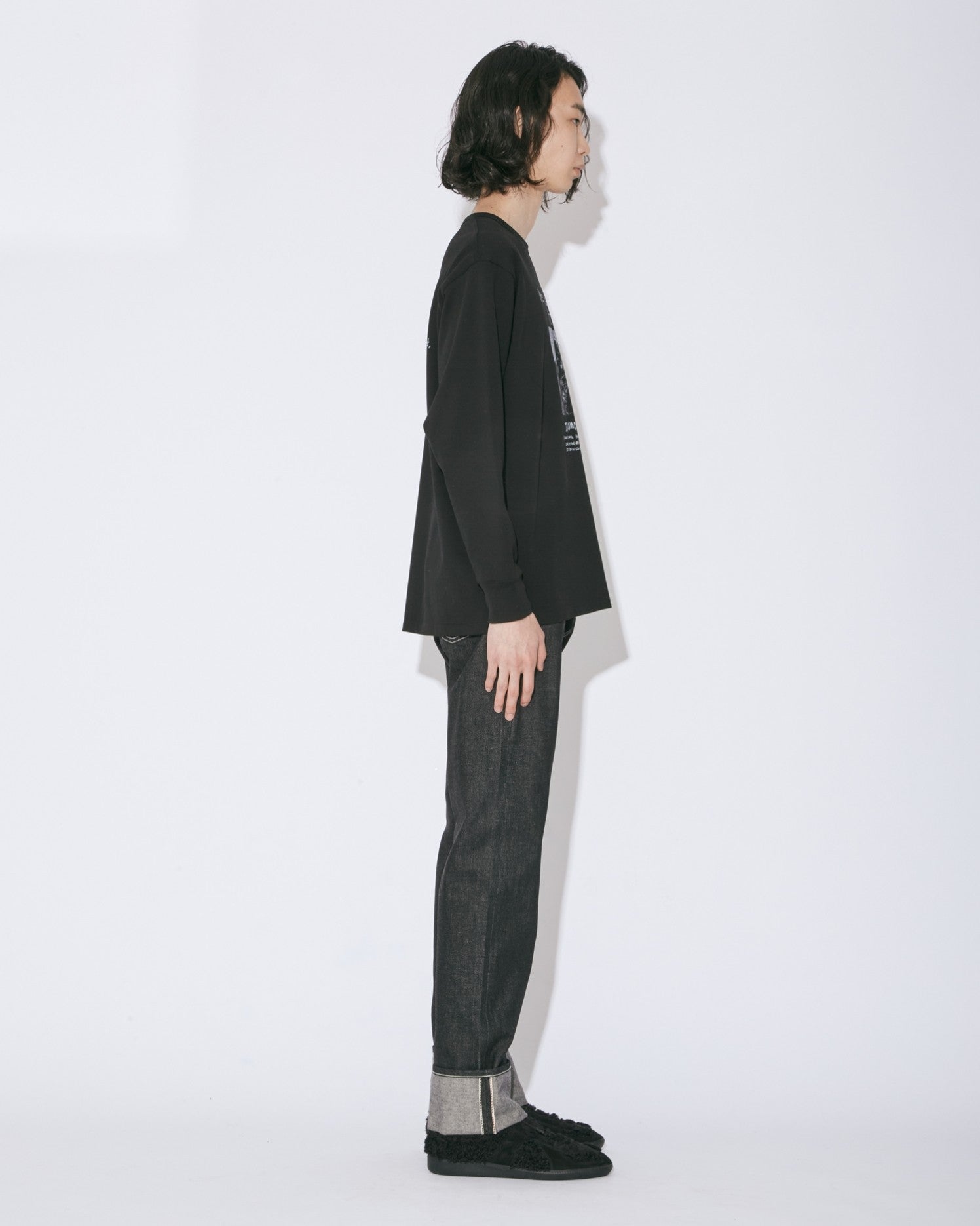 beautiful people グラデーション長袖Tシャツ トップス