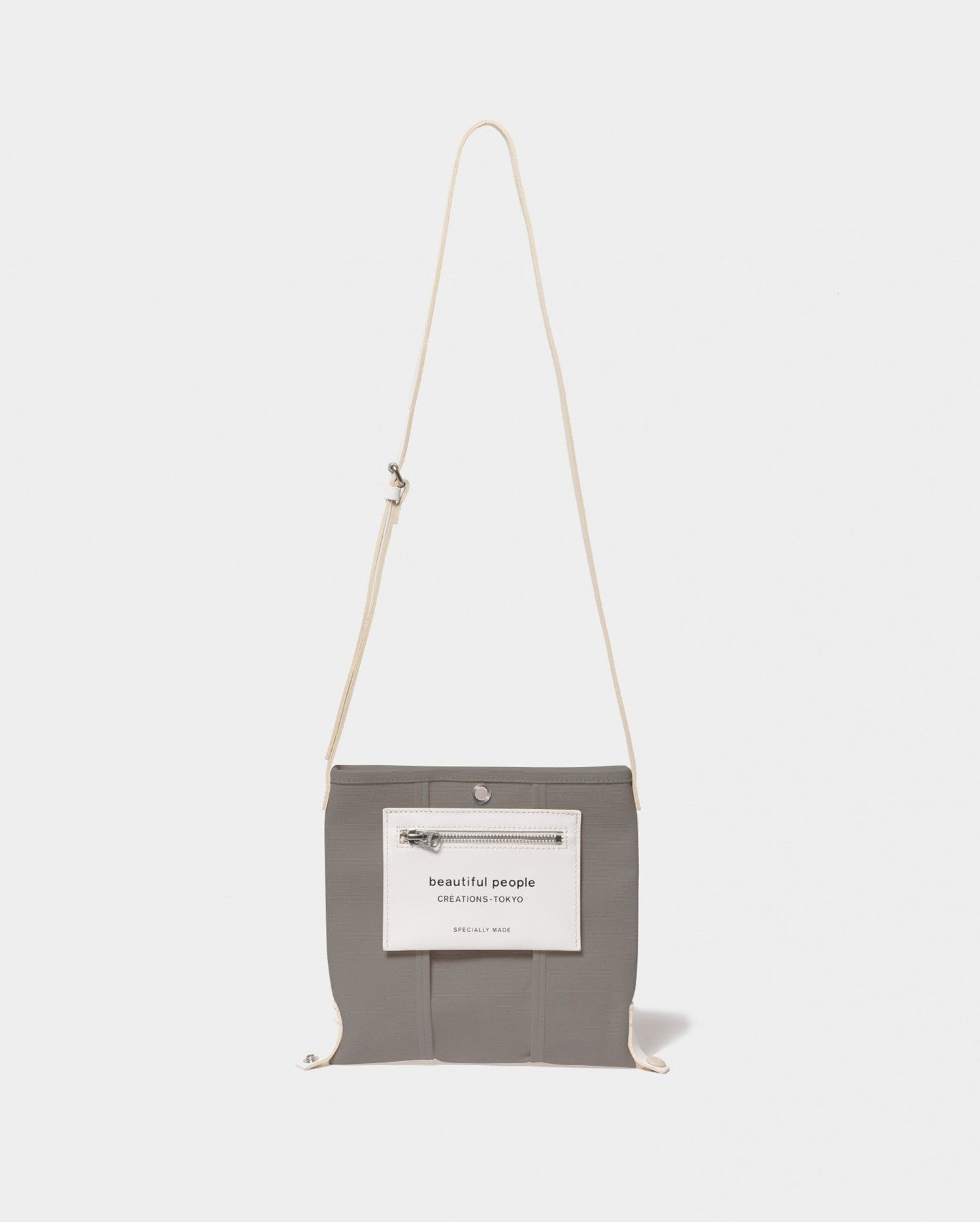 lining logo pocket mini shoulder bag