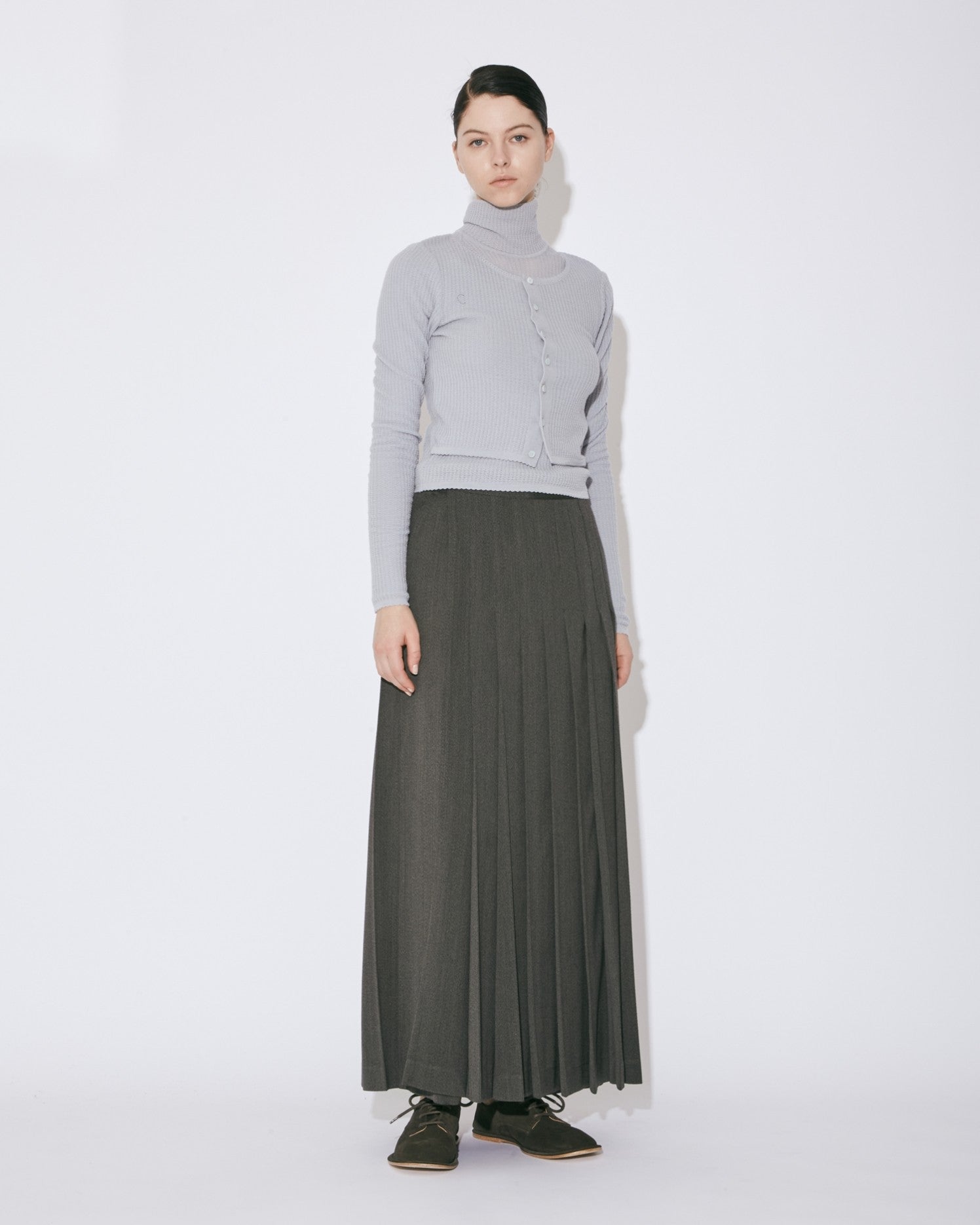 hightwist doeskin  gurkha kilt pants
