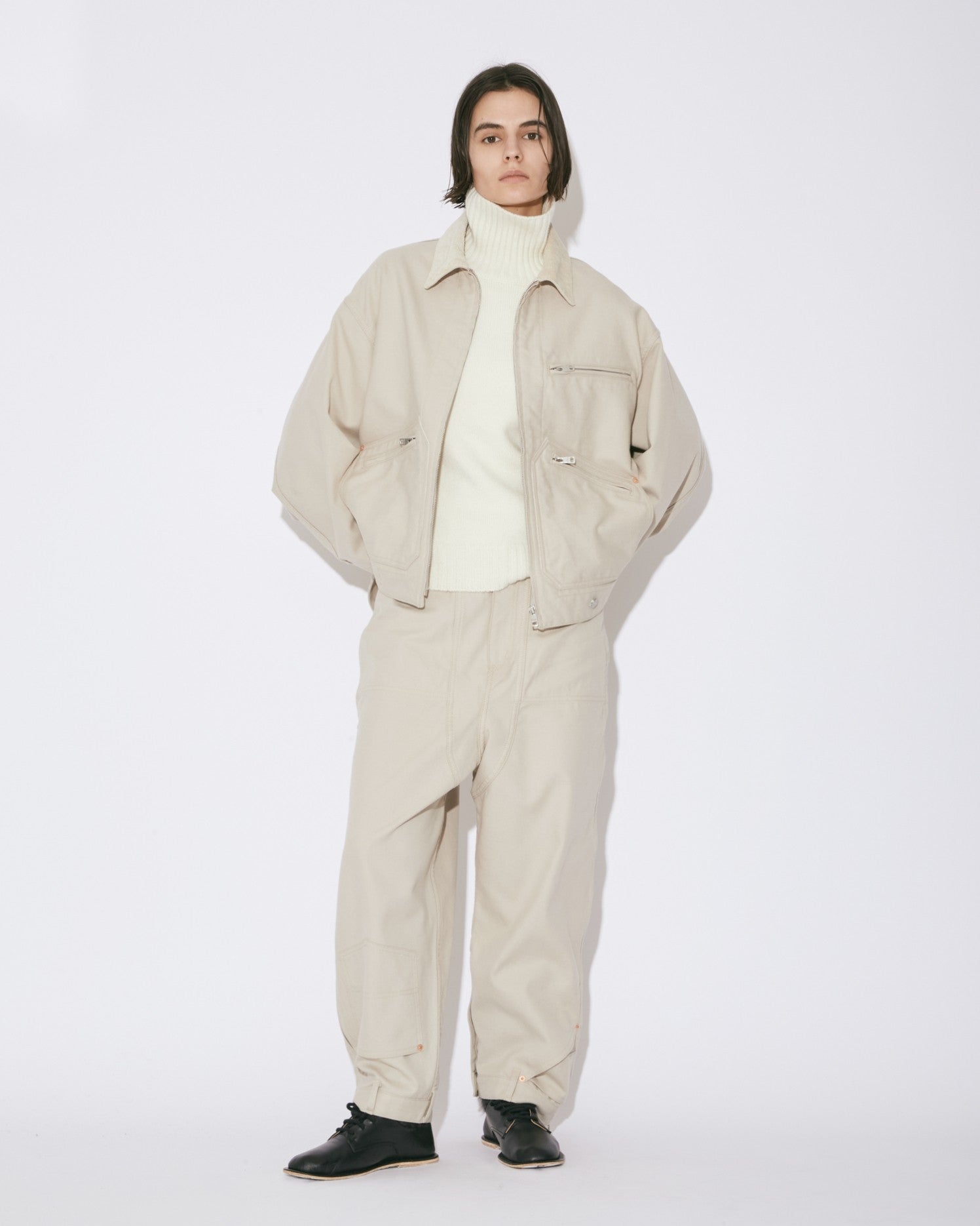 double-end duck cloth pants