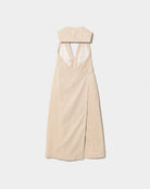 linen corduroy sailor apron dress