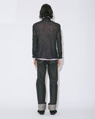 soft mohair Jersey turtle neck top