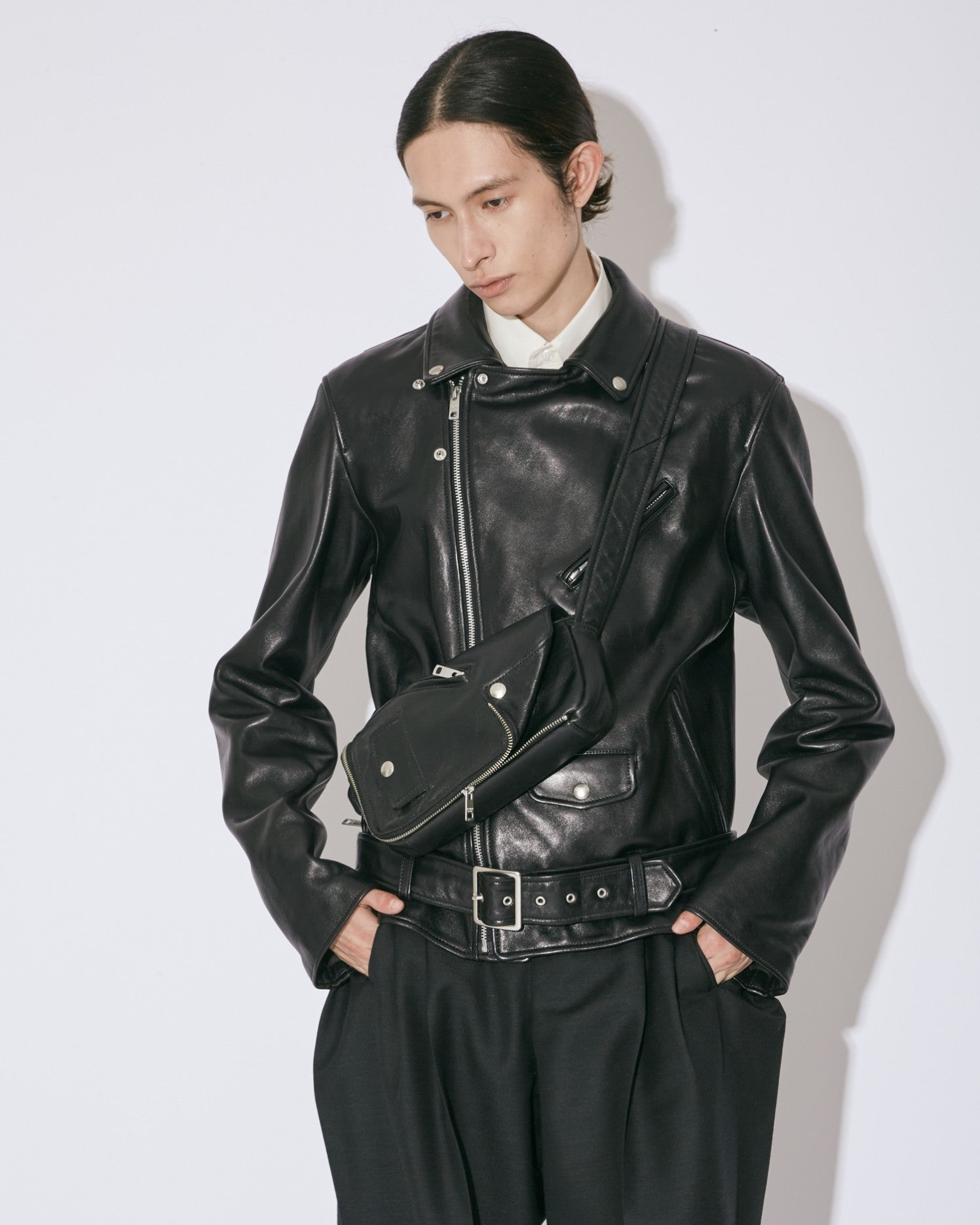 riders flap shoulder  bag