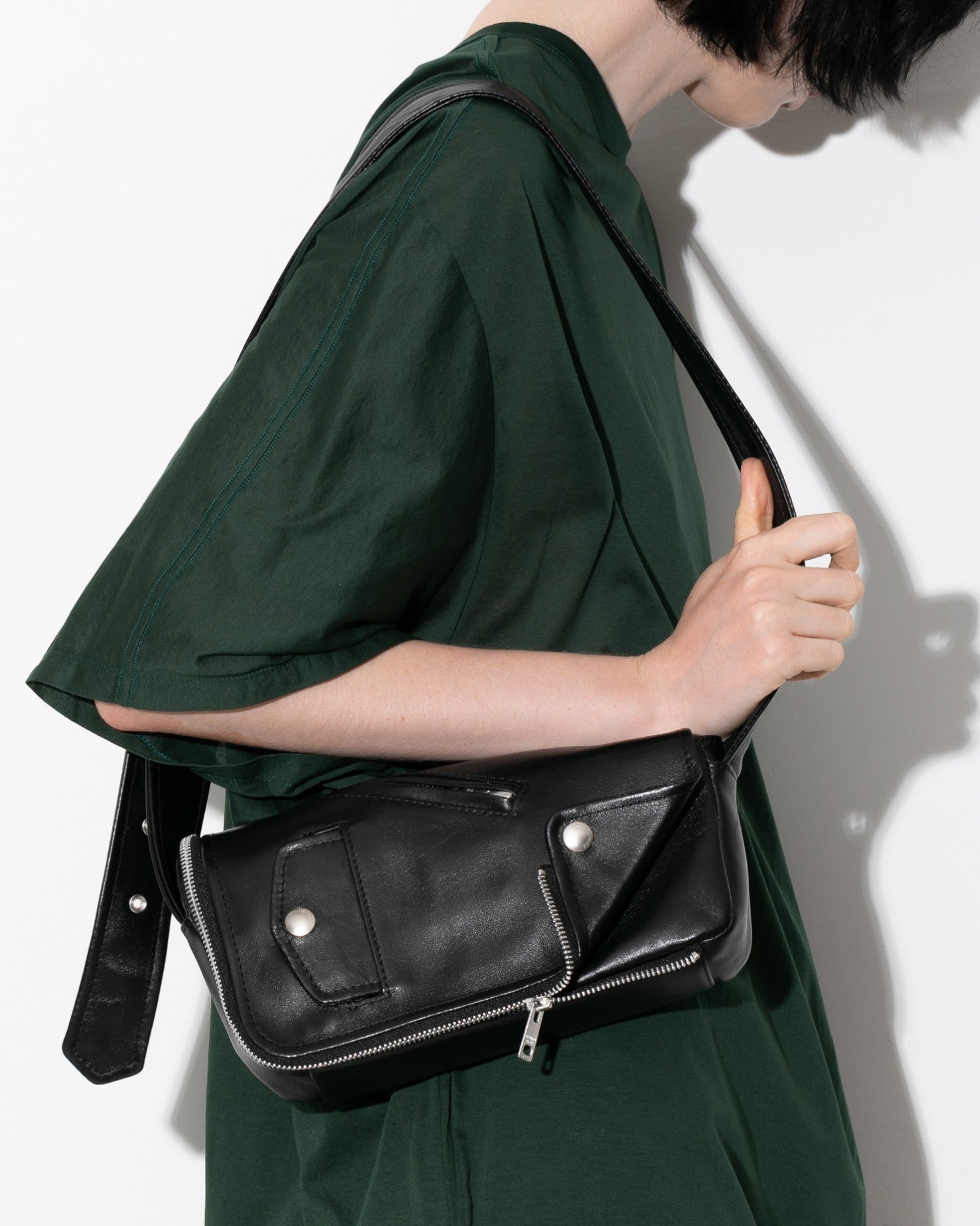 riders flap shoulder  bag