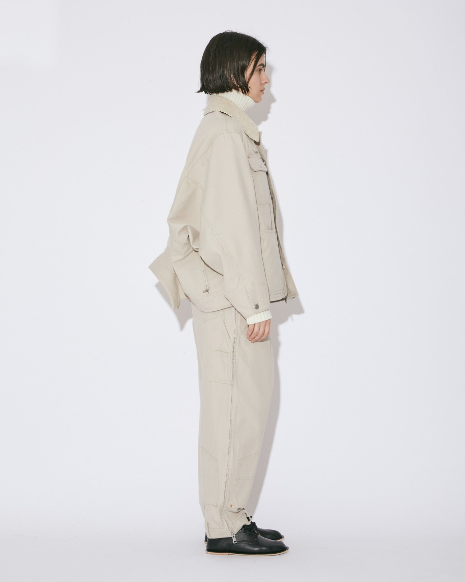 double-end duck cloth pants