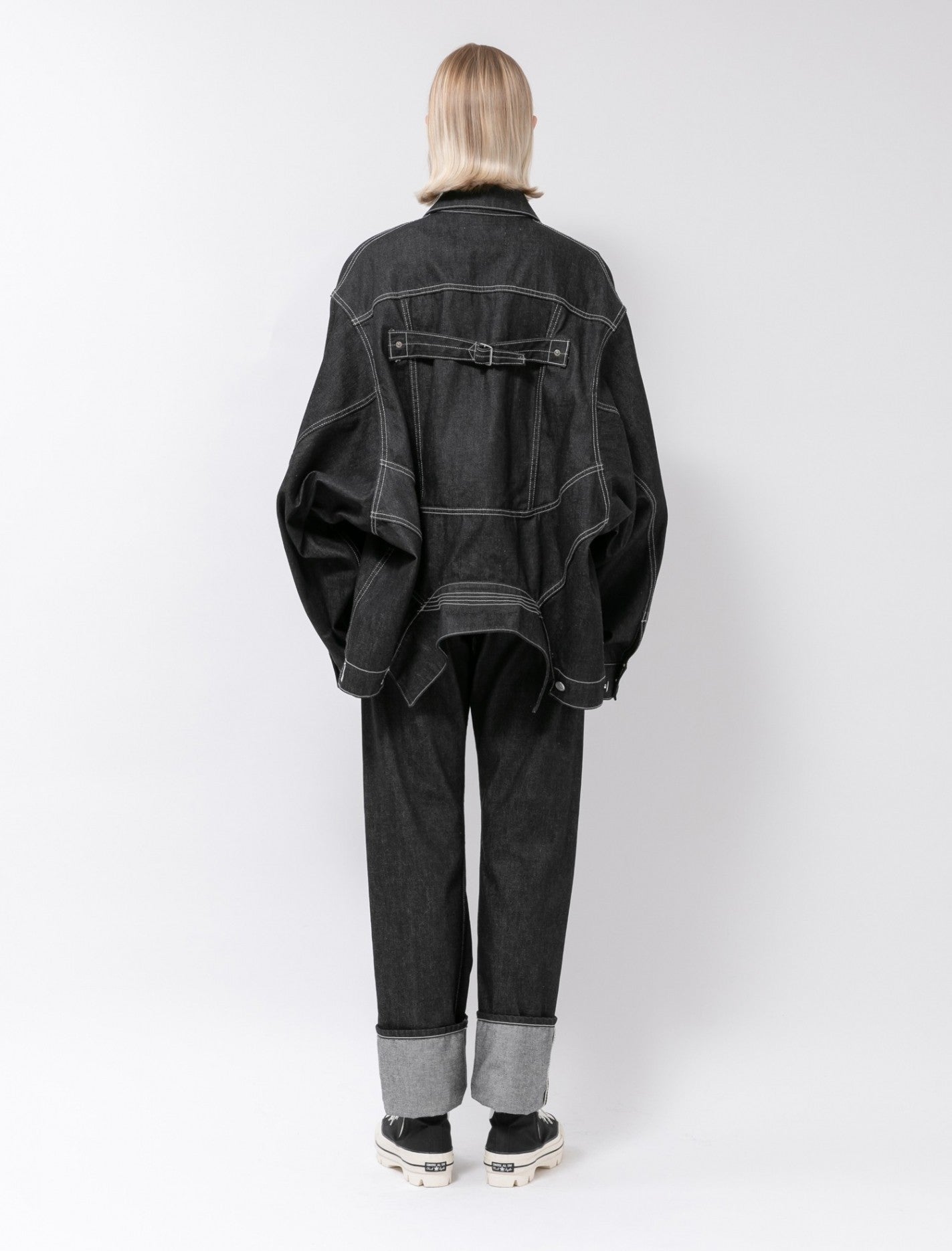 double-end selvedge denim blouson