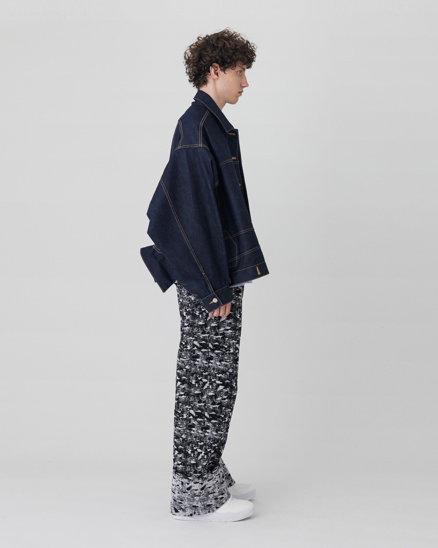double-end selvedge denim blouson
