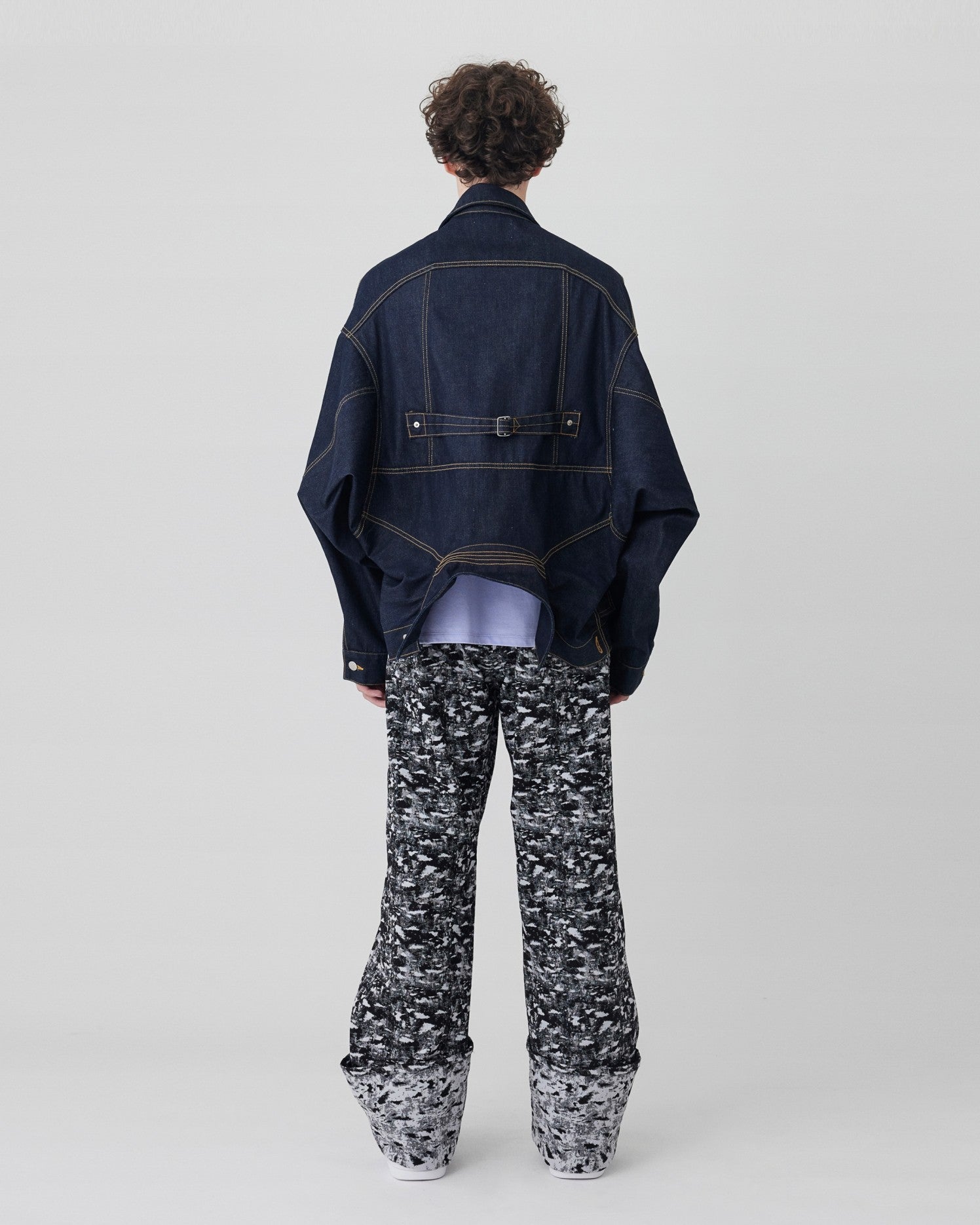 double-end selvedge denim blouson