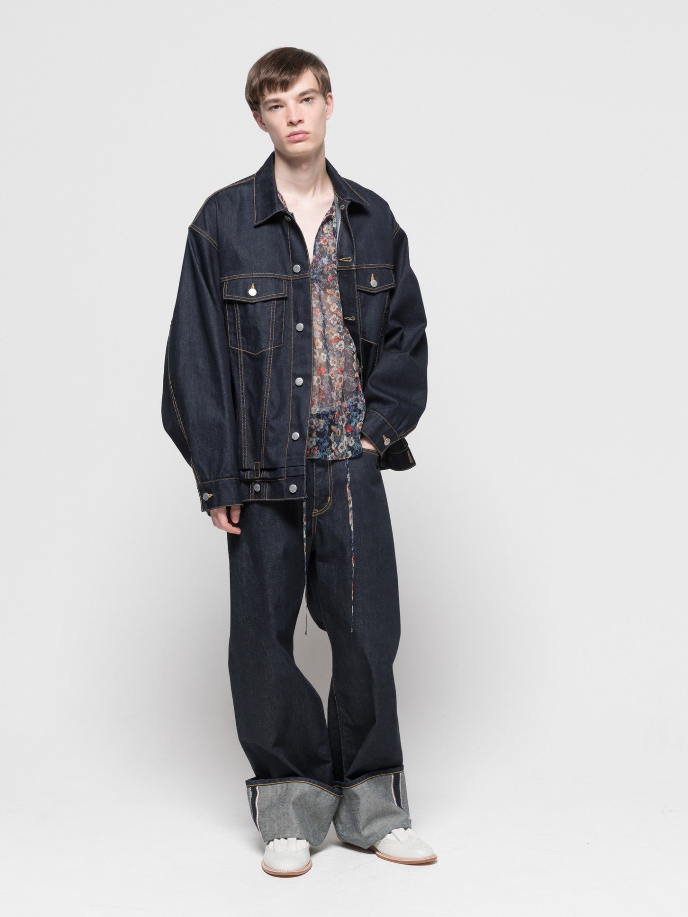 美品　beautiful people ダブルエンドセルヴィッジデニムブルゾン double-end selvedge denim blouson – beautiful people online