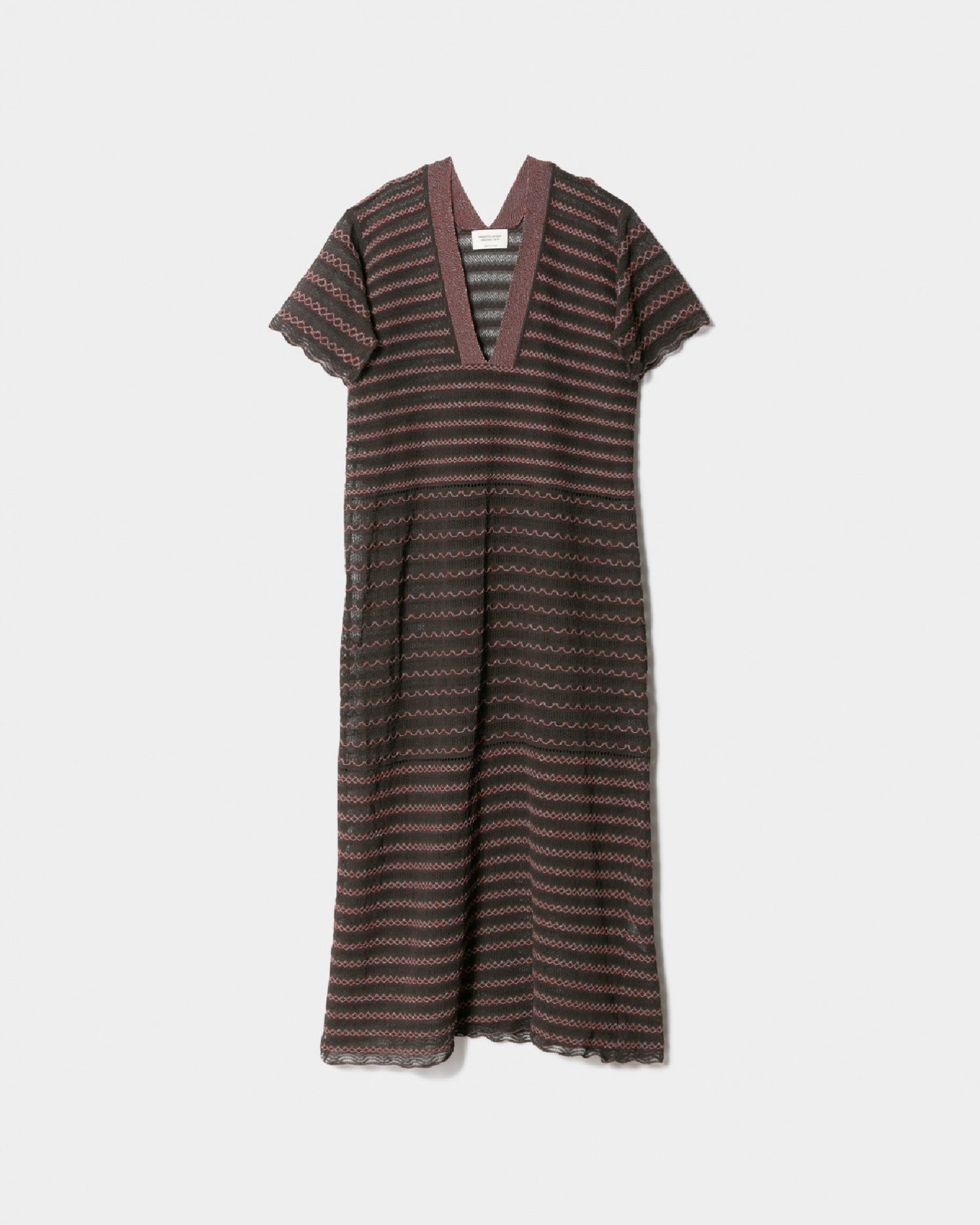 afrcian coil lace knit dress