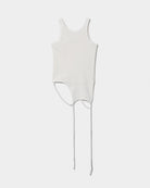 double-end remove needle rib tank top