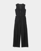 logo fresco cutout back jumpsuit