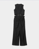 logo fresco cutout back jumpsuit
