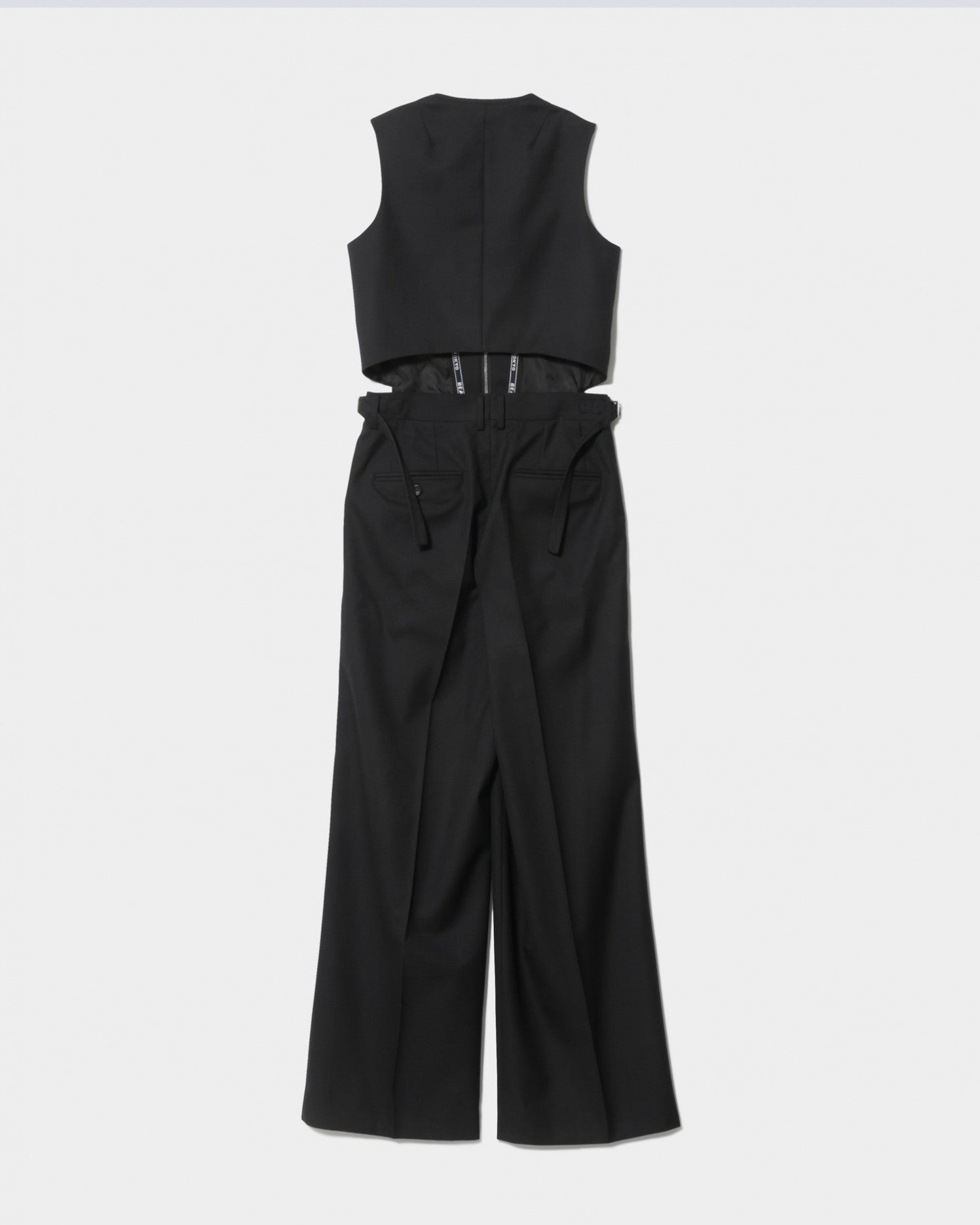 logo fresco cutout back jumpsuit