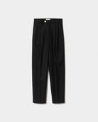 logo fresco tuck tapered pants