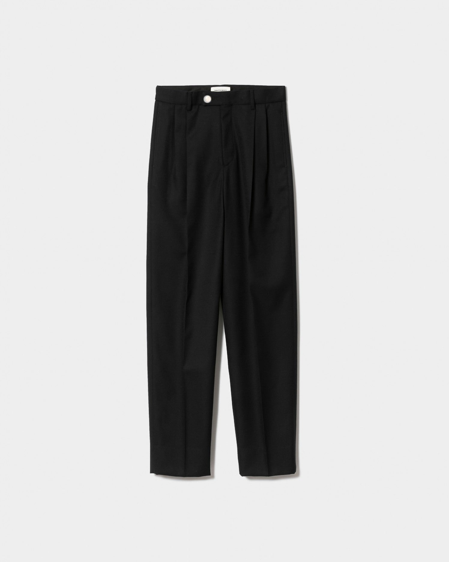 logo fresco tuck tapered pants