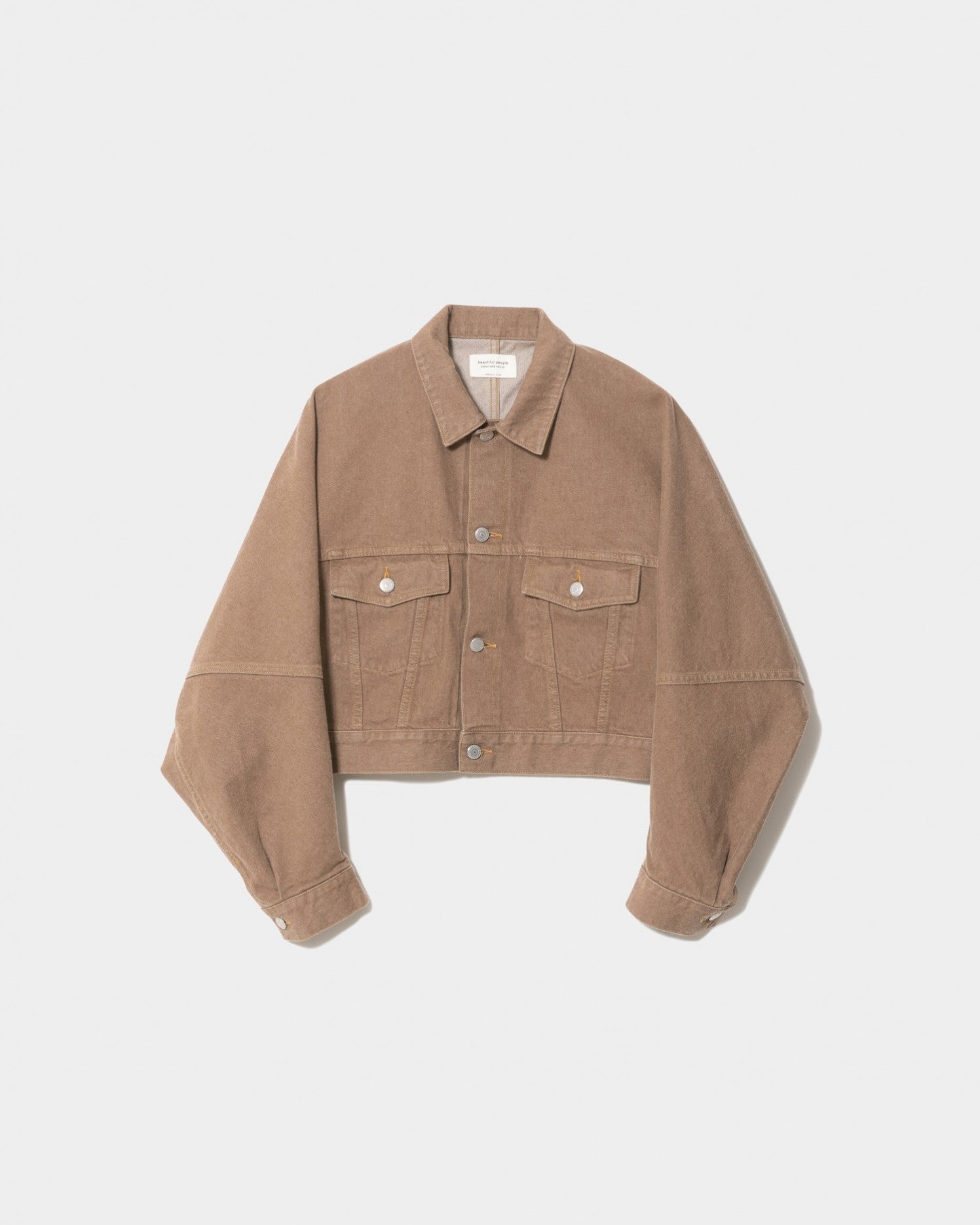 organic FOXbrown denim short blouson