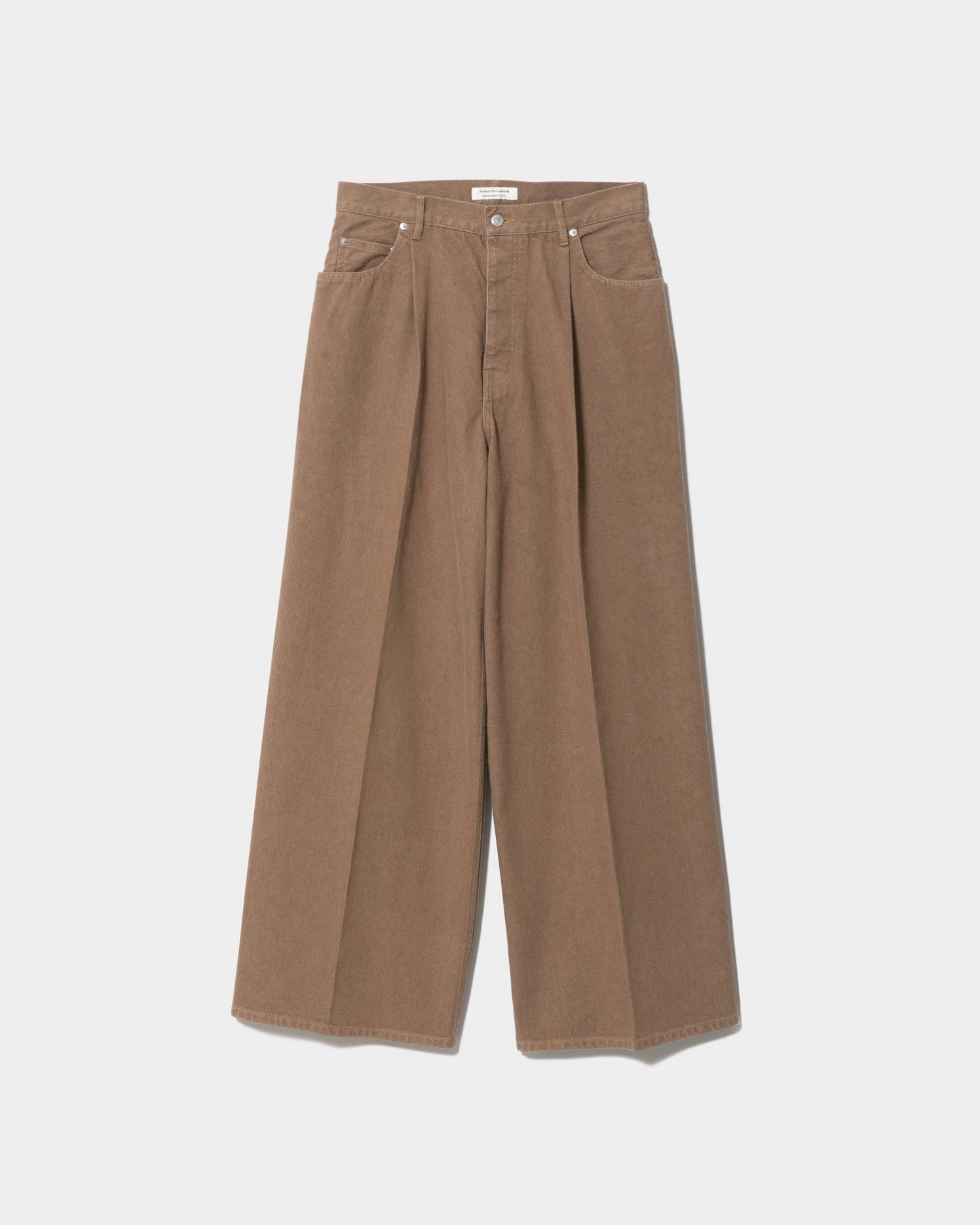 organic FOXbrown denim trousers fit