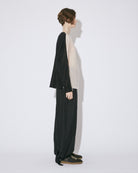 mohair knitted flip pullover