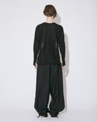 mohair knitted flip pullover