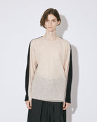 mohair knitted flip pullover