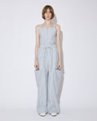 double-end finx stripe bustier top