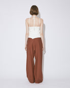 suvin compact sweat wide straight pants