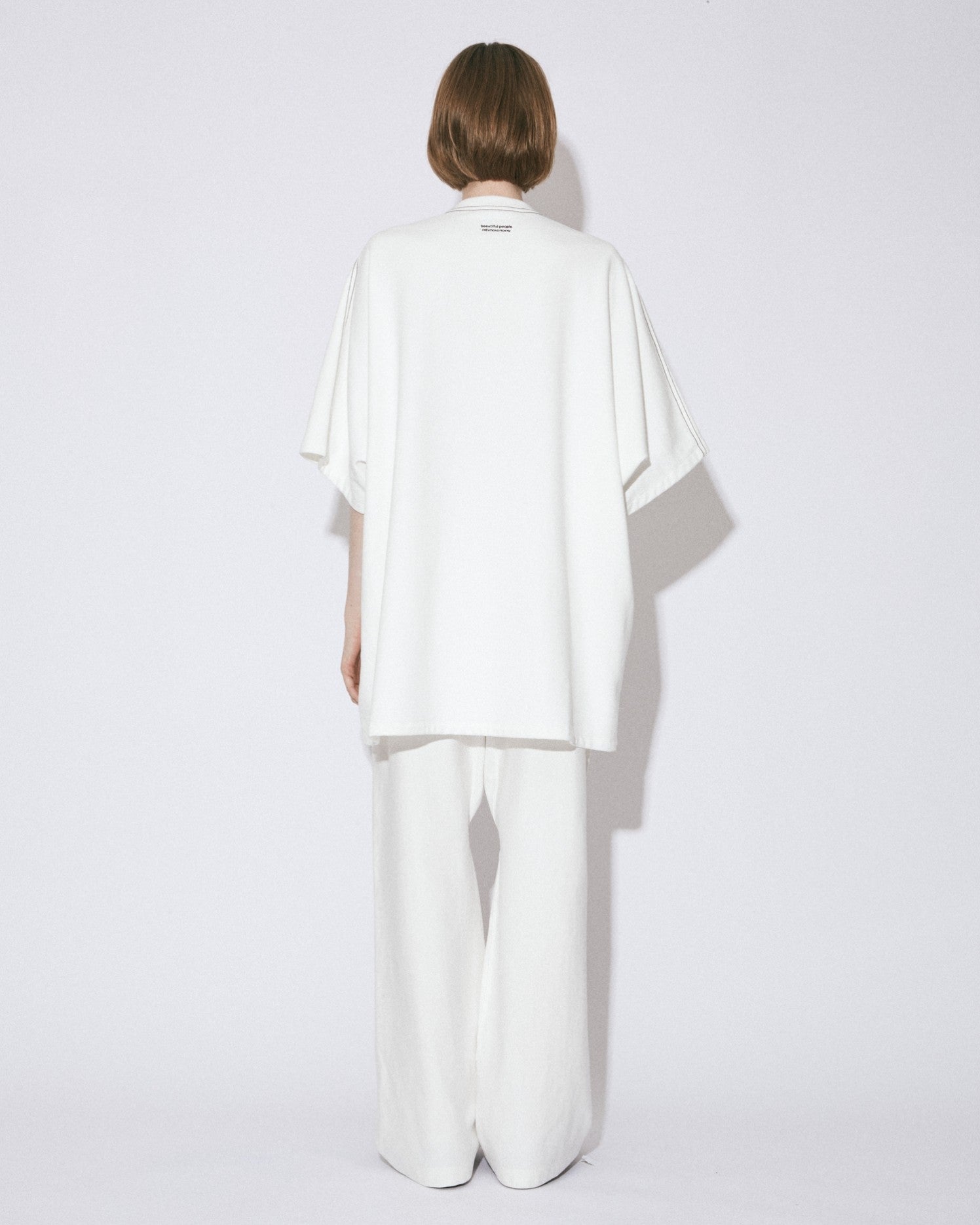 suvin compact sweat wide straight pants