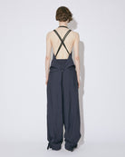 rayon doeskin  slit wide pants