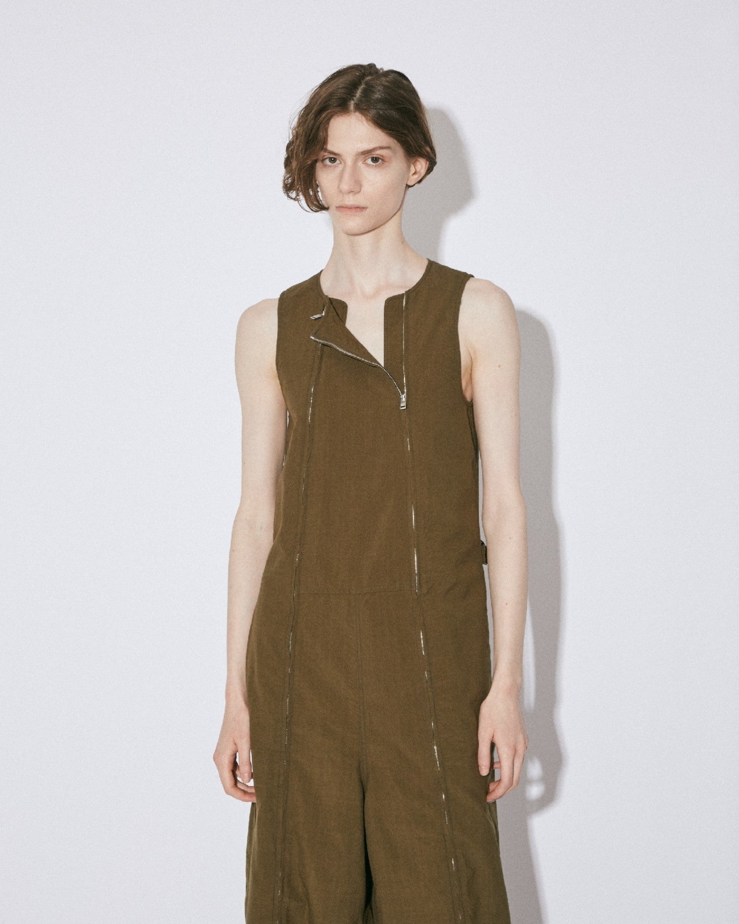 tropical wool flight jump suit