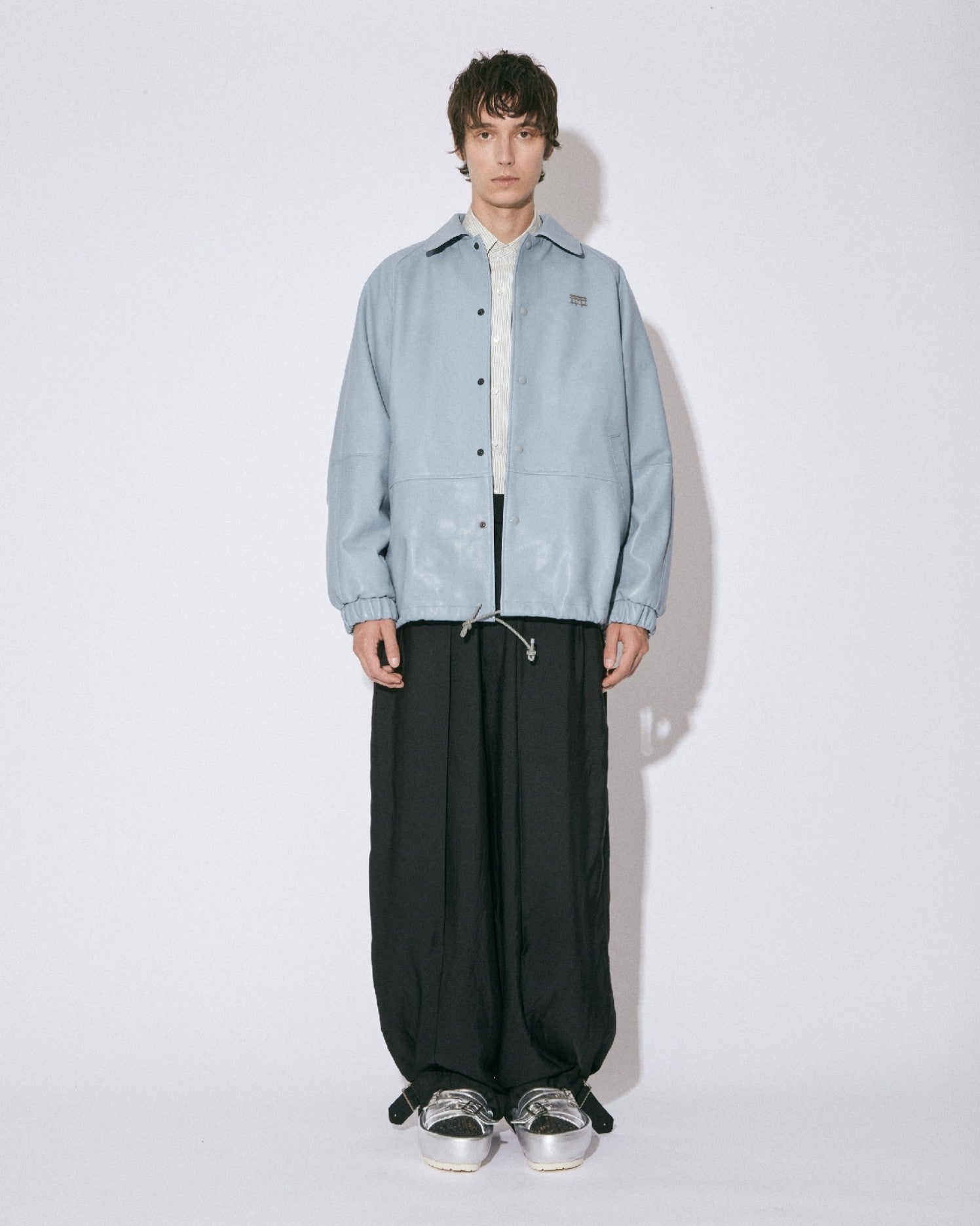 lamb leather coach jacket