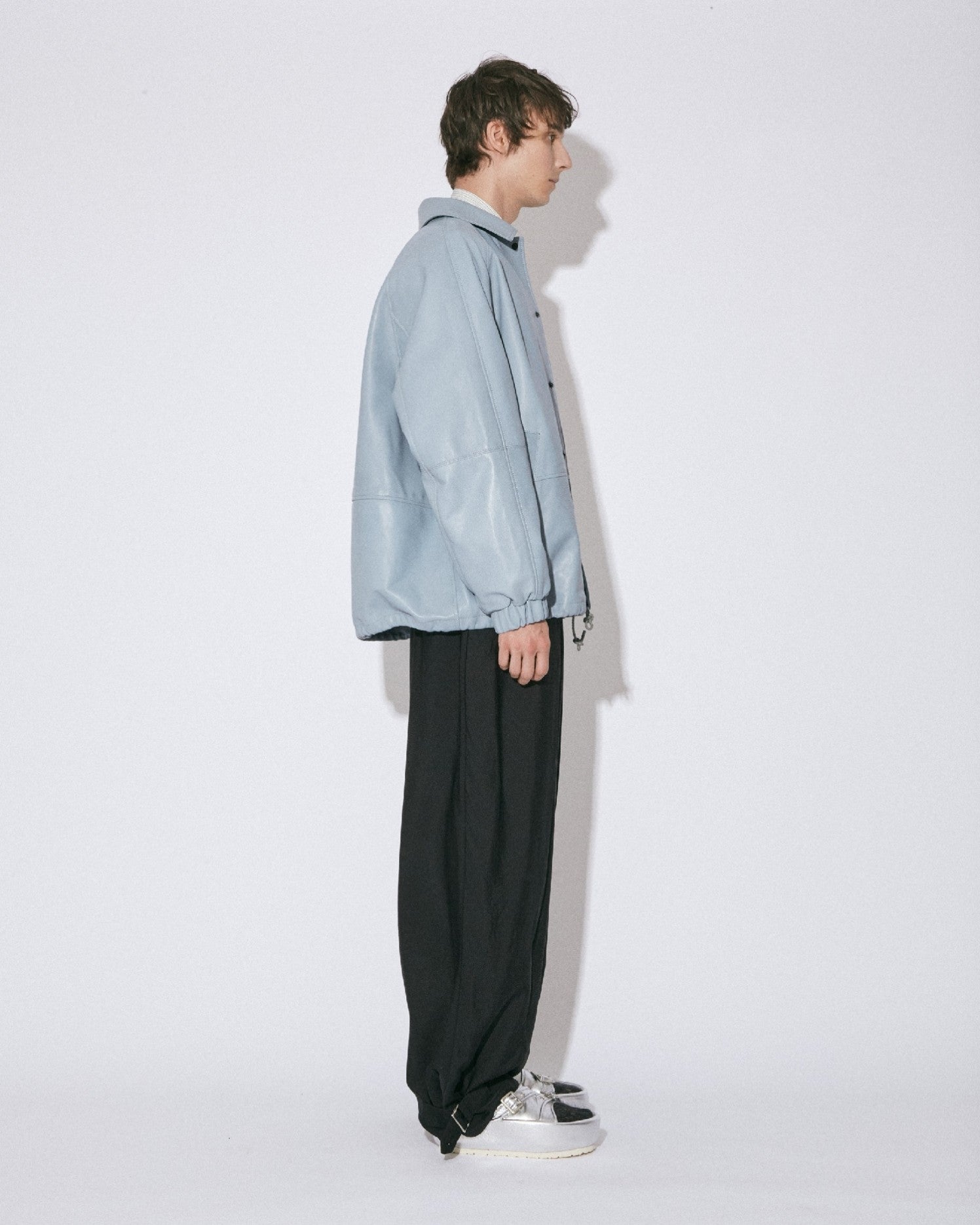 lamb leather coach jacket
